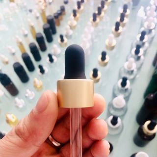 CHAI SERUM 20ML, XI MỜ, NẮP HÚT CAO SU