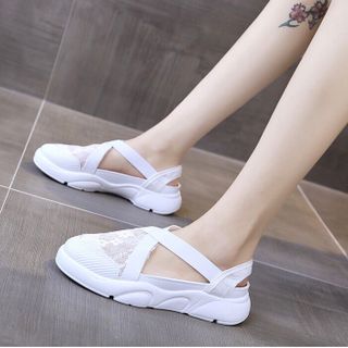 Giày sandal quai chéo thun đẹp