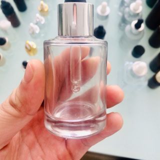 CHAI SERUM 30ML, ĐẾ DÀY, NẮP HÚT CAO SU