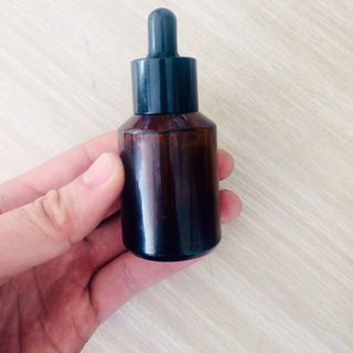 CHAI SERUM 30ML, MÀU NÂU, VAI XÉO, NẮP HÚT CAO SU