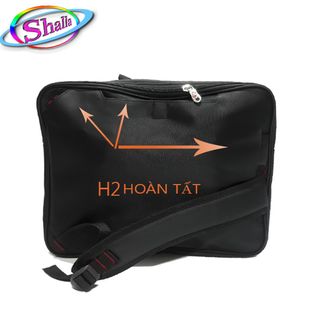 Cặp học sinh đa năng cấp 2 cấp 3 Dù Xốp Thái viền góc hoa văn thời trang Shalla