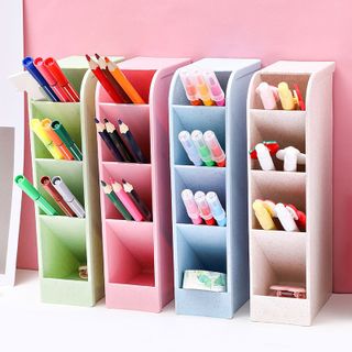 Kệ Đựng Bút 4 Ngăn Đứng Đa Năng