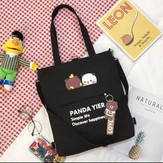 Túi tote kèm túi nhỏ Panda Yier WS (Cái) SP004689