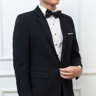 Áo vest nam màu đen