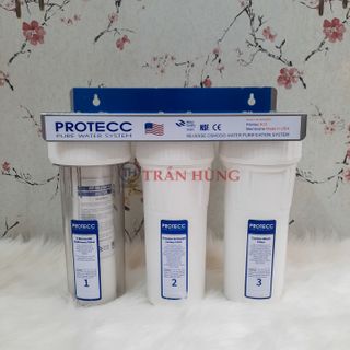 Bộ Lọc Thô 10 Inch Đài Loan - 2 Ron, Lọc Cặn Bẩn, Khử Mùi Clo, Phèn, Thuốc Trừ Sâu Có Hại Trong Nước