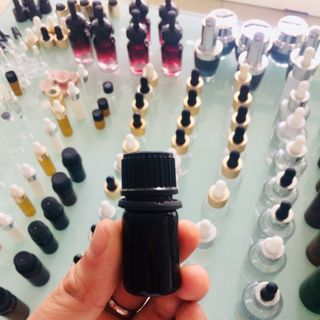 CHAI SERUM 5ML, XI ĐEN, NẮP VẶN