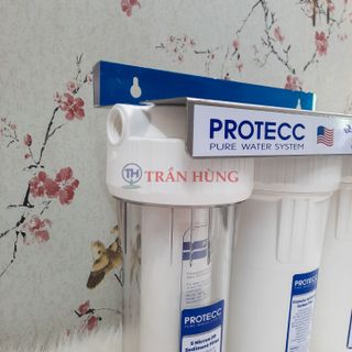 Bộ Lọc Thô 10 Inch Đài Loan - 2 Ron, Lọc Cặn Bẩn, Khử Mùi Clo, Phèn, Thuốc Trừ Sâu Có Hại Trong Nước