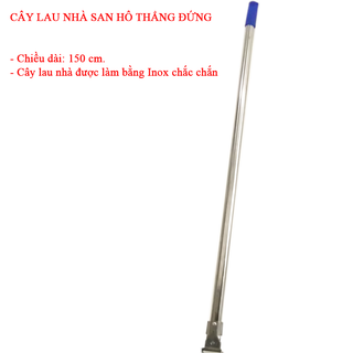 Cây lau nhà san hô thẳng đứng với bông lau 60 cm