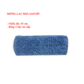 Cây lau nhà san hô thẳng đứng với bông lau 45 cm