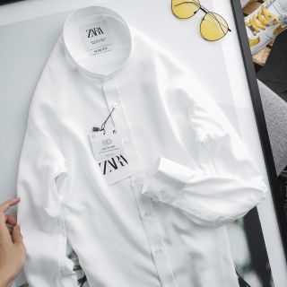 Áo Sơ Mi Trụ Trơn