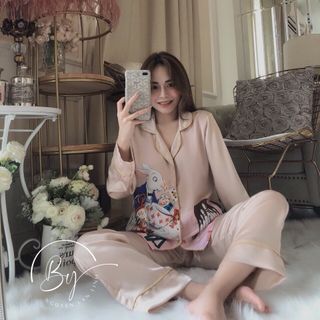 Đồ bộ pijama lụa qc siêu mát siêu sang chảnh ...
