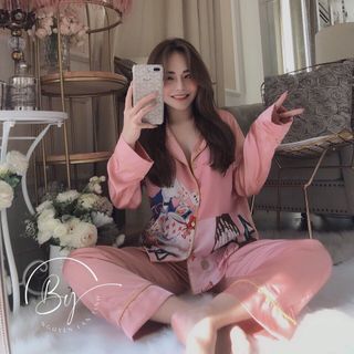 Đồ bộ pijama lụa qc siêu mát siêu sang chảnh ...