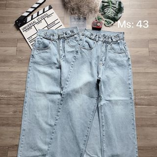 Quần baggy nữ ống rộng kho chuyên sỉ jean 2KJean