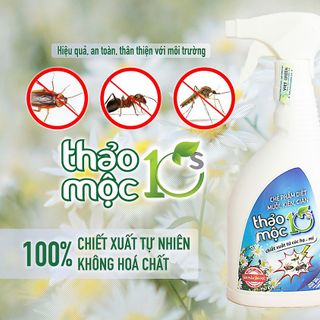 Thảo Mộc 10s - Chế phẩm dịệt côn trùng sinh học giá sỉ