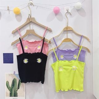 Áo Croptop hoa cúc