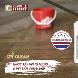 NƯỚC TẨY XI MĂNG VẾT BẨN CỨNG ĐẦU IZY CLEAN THÁI LAN