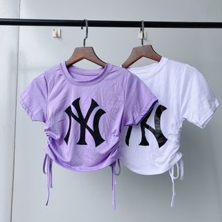 Áo Croptop dây rút
