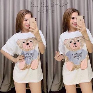 Áo thun rộng Free size
