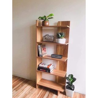 KỆ SÁCH GỖ LẮP GHÉP (CÓ SẴN) CAO 1M2 RỘNG 50CM Mã sản phẩm: 225186
