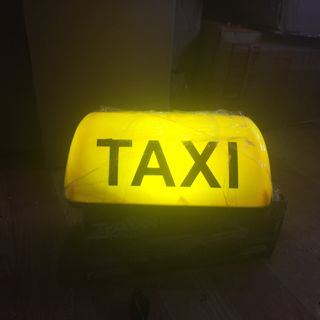 Đèn Mào Taxi 2 Màu Trắng - Vàng