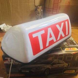Đèn Mào Taxi 2 Màu Trắng - Vàng