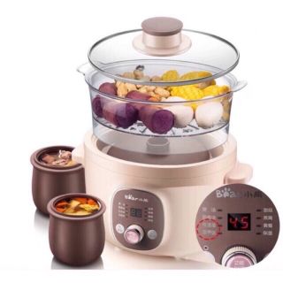 NỒI NINH HẦM ĐA NĂNG- NỒI NẤU CHÁO BEAR 1,8L- LÕI TỬ SA TỰ NHIÊN