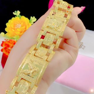 Lắc tay nam đại bàng mạ 24k