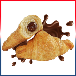 Bánh sừng bò nhân sô cô la và hạt phỉ Cravingz Croissant (45g/Gói x 20Gói/Hộp x 4 Hộp/Thùng)