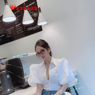 Áo sơ mi tay phồng