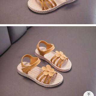 Giày sandal nơ size bé gái và mẹ cao cấp