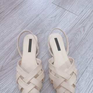 Giày sandal Sục Da Chéo