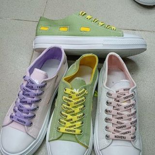 Giày bata nữ xanh - tím