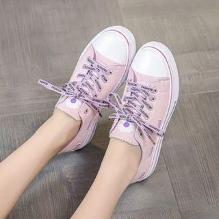 Giày bata nữ xanh - tím