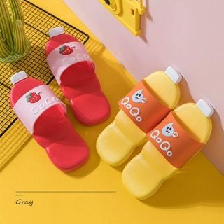 Dép quai ngang nhựa hình chai nước cute