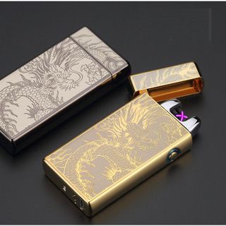 Bật lửa quẹt zippo phóng tia plasma 2 tia chéo loại xịn siêu sang