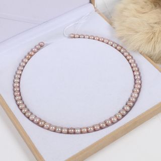 Dây ngọc trai nguyên liệu - Hạt tròn(9-10ly) - AAA+ (Bề mặt hoàn hảo bóng sáng) - CTJ8
