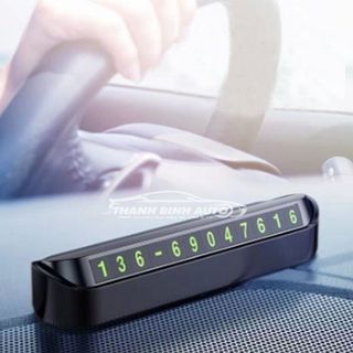 Bảng Để Lại Kèm Giá Đỡ Điện Thoại Trên Ô Tô Khi Đỗ Xe