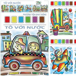 Tranh Tô màu với nước Thanh Nga