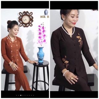 Đồ đi chùa- Mẫu bà lai vải thun