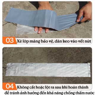 Băng keo chống thấm sakyse Nhật Bản loại 10cmx5m