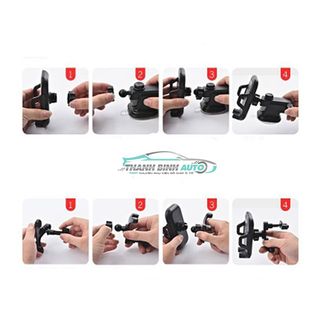 Giá Kẹp Điện Thoại Đa Năng Trong Xe Ô Tô Long Neck