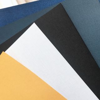 Giấy mỹ thuật 1 mặt Vân Vải 79x109 làm hộp bồi, hộp cứng