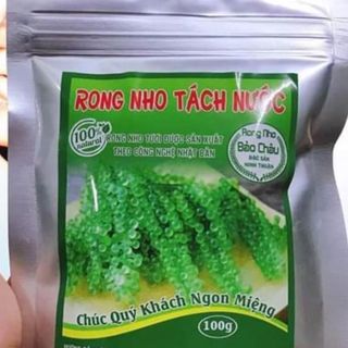 Rong nho tách nước ăn ngon giòn sụn
