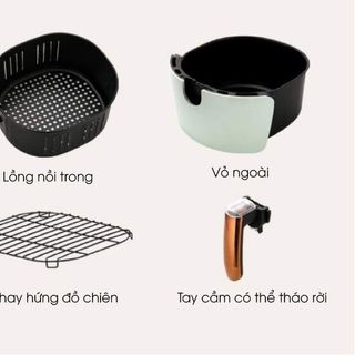 NỒI CHIÊN KHÔNG DẦU DIO BACCO HÀN QUỐC