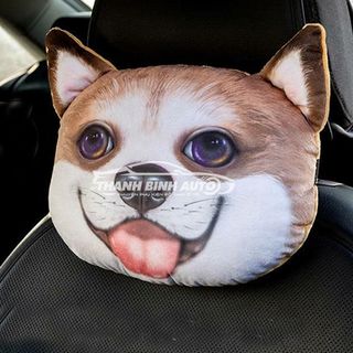 Gối Tựa Đầu Ô Tô Hình Thú 3D