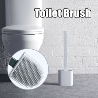 Silicone toilet brush