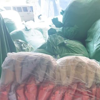 Áo chíp su kẻ muối tiêu thanh lý
