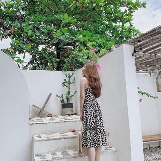 ĐẦM MIDI HOA CÚC 2S