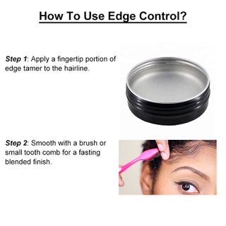 Sáp Kem Dầu Edge Control Tạo Kiểu Tóc Gãy Xoăn Cứng Cố Định 60ml