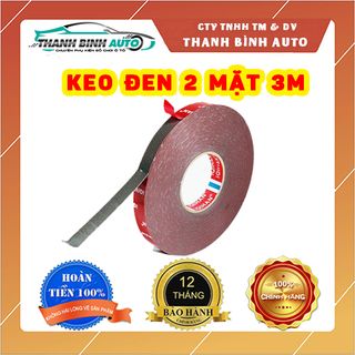 Băng Keo Đen 2 Mặt 3M